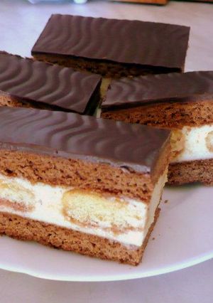 Babapiskótás mézes recept fotója