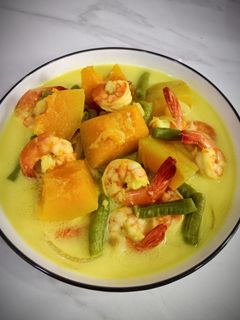 Gambar Masak Lemak Udang dan Labu