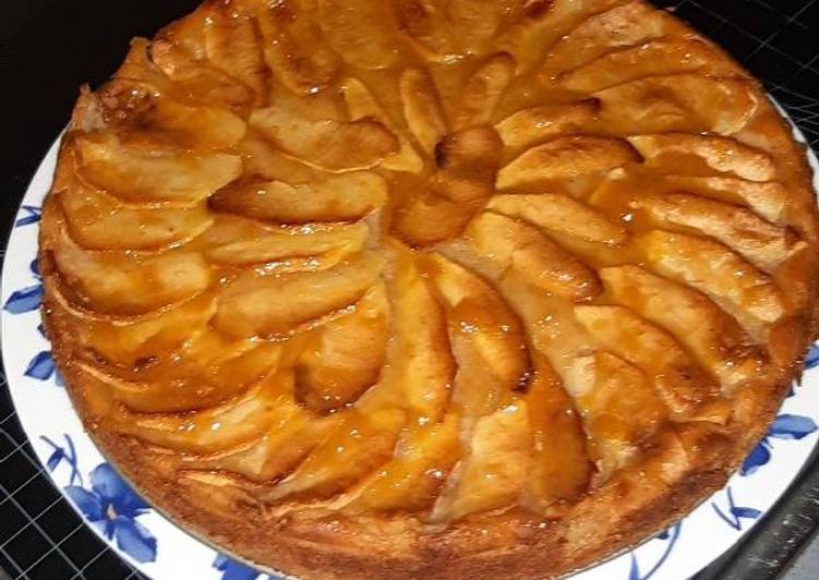 Tarta de manzana con harina de espelta y maicena