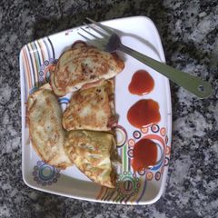 A picture of Non-veg STUFFED PANCAKE.