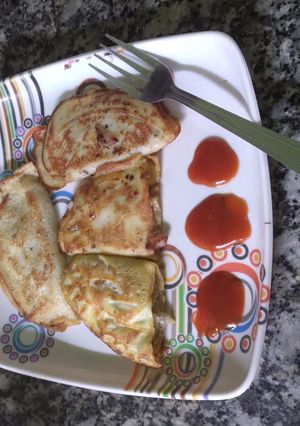 A picture of Non-veg STUFFED PANCAKE.