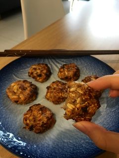 Hình của món Bánh yến mạch chuối cực đơn giản nckd.