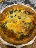 Quiche de espinacas y pasas…