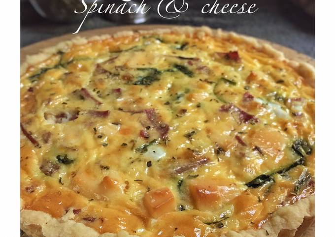 Quiche spinach n cheese (quiche Lorraine) #pr_yursayuur