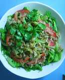 tép trộn xà lách