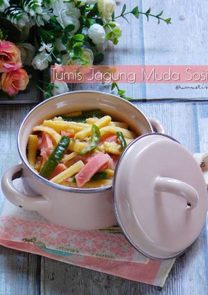 Foto resep Tumis Jagung Muda Sosis