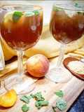 Peach iced tea
