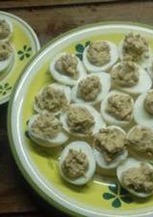 Una foto de Huevos rellenos