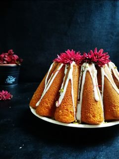 عکسی از دستور كيک زعفرانى...