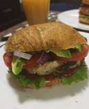 Sliders (hamburguesitas) de pavo rellenas de queso