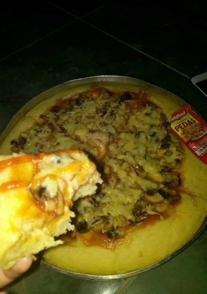 Foto resep Pizza homemade (oven kompor jadul)