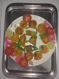 பொட்டுக்கடலை உருளைக்கிழங்கு கட்லட் (Pottukadalai urulaikilanku cutlet recipe in tamil) செய்முறை முக்கிய புகைப்படம்