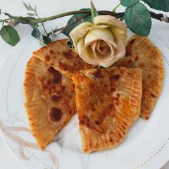 A picture of Spicy mango paratha stuffed.