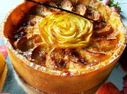 Une photo de tarte a la cassonade