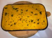 Una foto de pastel de calabaza