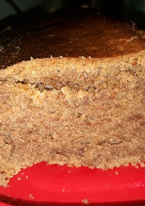 Una foto de Bizcochuelo de chocolate sin huevo