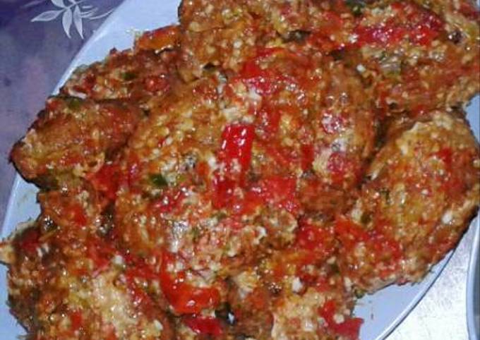 Ayam geprek keju