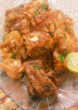 A picture of Masala chicken.