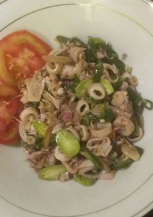 Foto resep Cumi asin cabe hijau