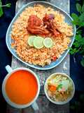 মেক্সিকান ভেজ ফ্রাইড রাইস।
