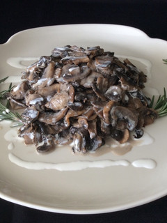 Una foto de Champiñones con Ajo a la Crema