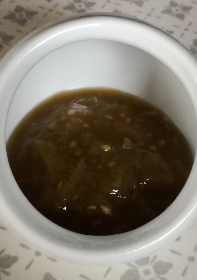 Una foto de Mermelada de tomate verde