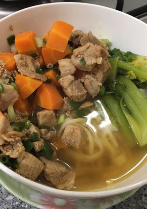 Hình của món Mì bò kho.