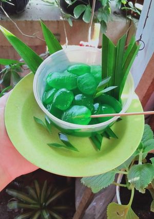 Foto resep Manisan kolang Kaling hijau pandan uwuuww🤩