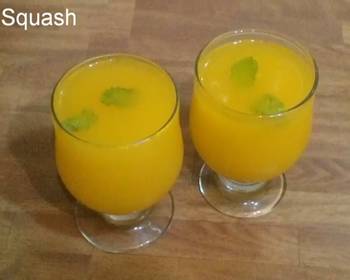 Without Fail Prepare Recipe Mango Squash Very Delicious