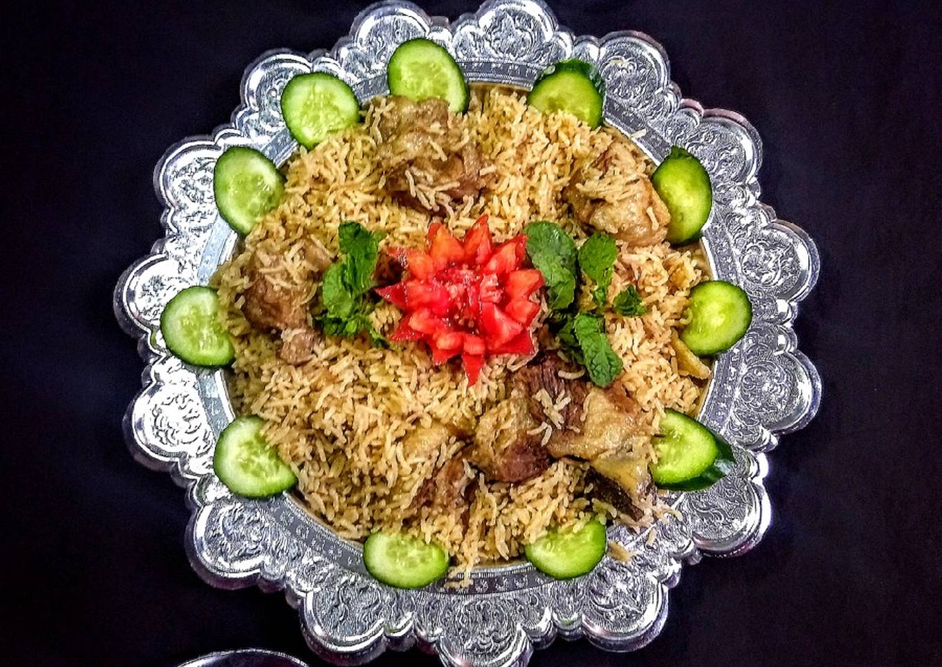 Jahangeeri Pulao With red hot Chutney