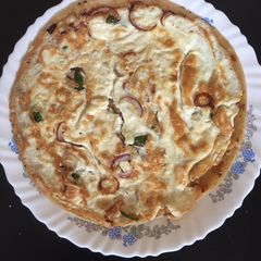 A picture of Chapati egg roll.