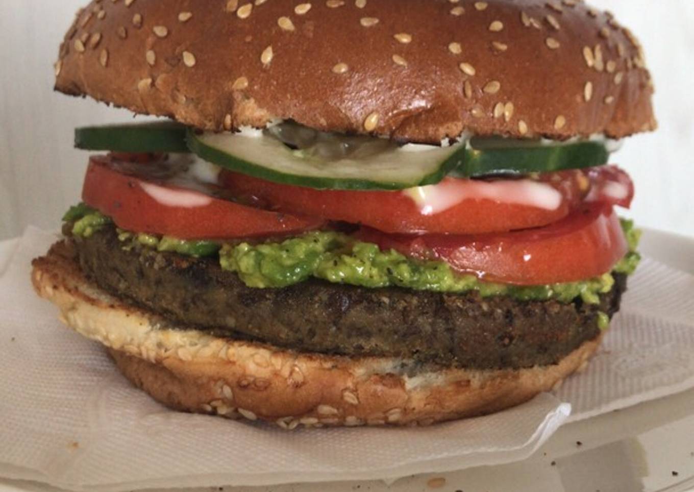 Hamburguesa de porotos negros