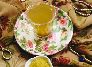 A picture of Coriander water detox drink.