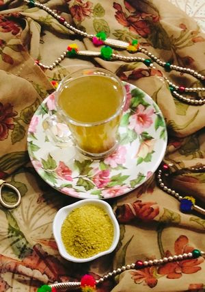 A picture of Coriander water detox drink.