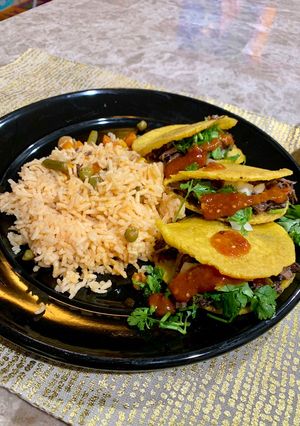 Una foto de Gorditas de barbacoa a mi estilo