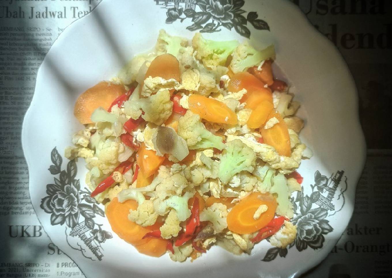 Cara Gampang Menyiapkan Tumis Wortel kembang kol, Sempurna