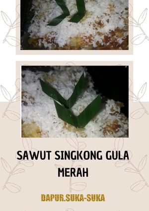Foto resep Sawut singkong gula merah