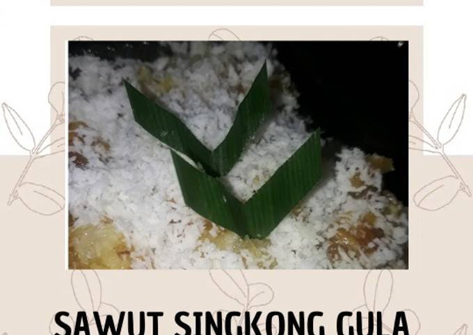 Sawut singkong gula merah