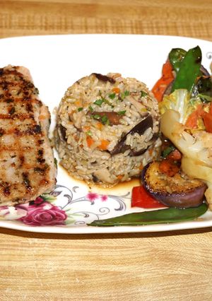 A picture of Pork Tenderloin Medallions with Oregano, Jon Style.