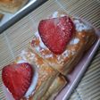 Puff Pastry Stawberry Cream