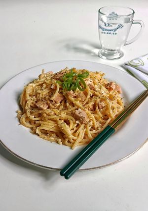 Foto resep Creamy Spaghetti Carbonara