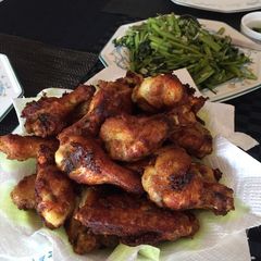 A picture of Ayam Goreng (Indonesian Fried Chicken).