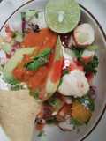 Ceviche de calamar y surimi 🐙 🦀