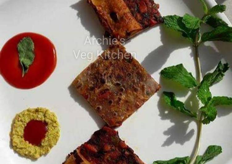 Steps to Make Homemade Mix veg paratha