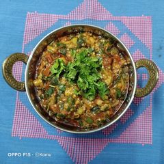 A picture of Baingan bharta.