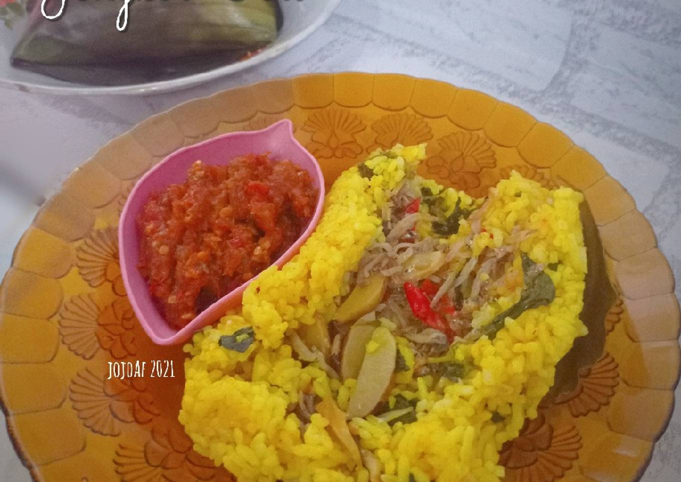 Pepes Nasi Jengkol Teri