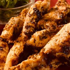A picture of Grilled chimichurri chicken.