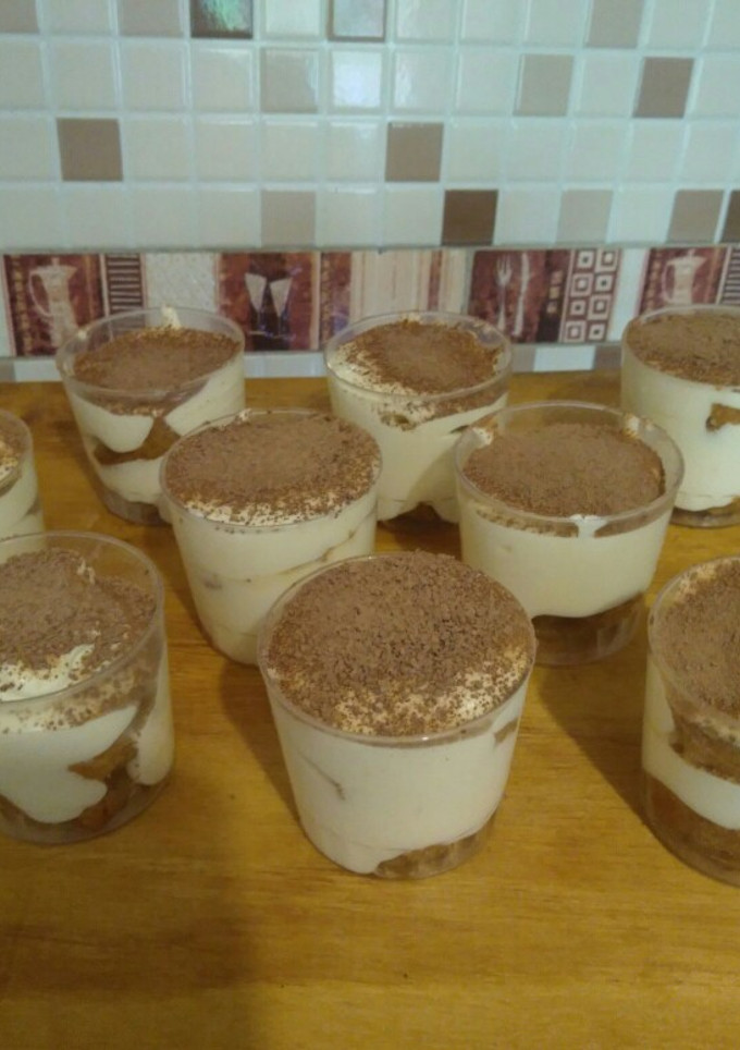 Una foto de Tiramisú sin huevo