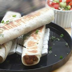 Vegetarian grilled Taquitos A picture of Vegetarian grilled Taquitos.