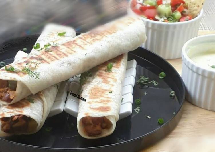 Easiest Way to Make Favorite Vegetarian grilled Taquitos